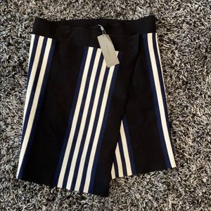 Theonne Asymmetrical Sweater Skirt